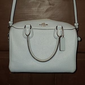 Small Baby blue Coach Bag